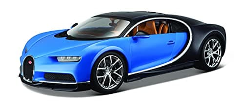 Image of Bburago B18-11040 1:18 Scale "Highly Detail Of A Bugatti Chiron" Die-Cast , Blue
