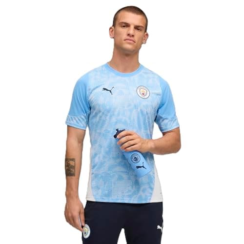 Image of Puma Manchester City FC Men's Training Jersey 25/26, Blue (Team Light Blue x White), XL