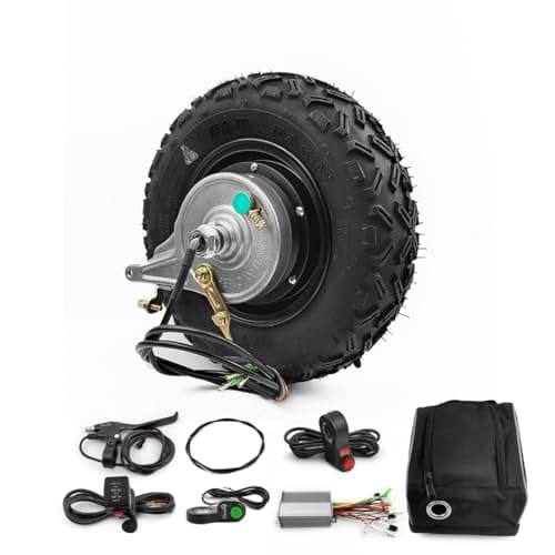 Image of Off Road Rough Wheel Electric Wheelbarrow Scooter, Gear Hub Motor, Expansion Brakes Kit, 10 Inch Wheel, 24V, 36V, 48V, 350W (48V 350W)