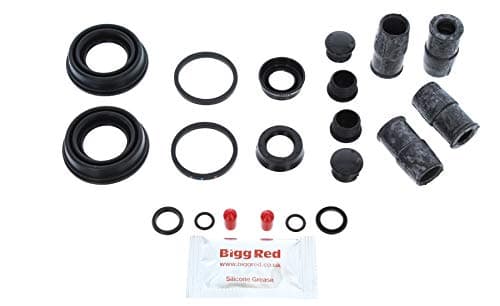 Image of Bigg Red - Rear Brake Caliper Repair Kit - Compatible with Mini R50 R52 R53 2002-2006, Civic Fk 2012-2018