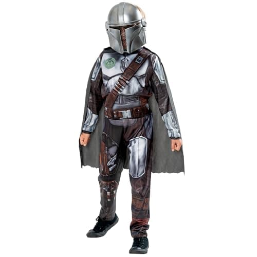 Image of Rubies Official Disney Star Wars The Mandalorian Kids Fancy Dress Costume - Medium - Age 5-7 Years