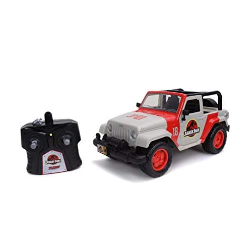 Image of Jada Jurassic World Hollywood Ride Jeep Wrangler 1:16 Scale Radio Control Vehicle