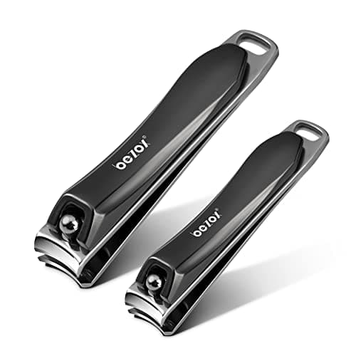 Image of BEZOX Sturdy Comfortable Nail Clipper Set – Stainless Steel Ergonomic Ultra Sharp Nail File Cutter Fit for Seniors, Adult, and Kids, Fingernail and Toenail