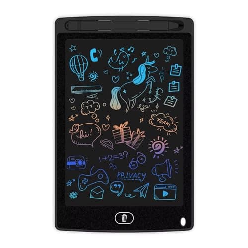Image of LCD Writing Tablet 8.5 Inch - Erasable Notepad for Notes, Sketches, and Doodles, Great for On-the-Go (Black)