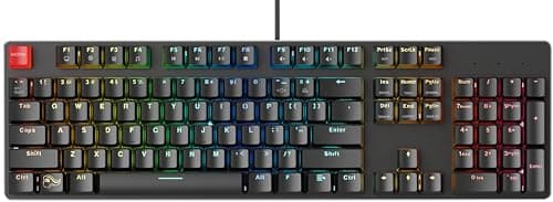 Image of GLORIOUS Gaming GMMK Full Size (100%) - Mechanical Gaming Keyboard, Gateron Brown Switches (Tactile), Doubleshot Caps, Per Key RGB, Hotswap & Customisable, Full NKRO - American QWERTY Layout - Black