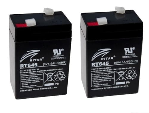 Image of Kids Ride-On Audi TT RS Sports Car REPLACEMENT, 12v =2 x 6v-4.5ah ritar BATTERIES, 12 months warranty fully rechargeable