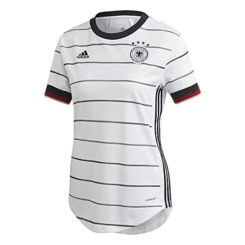 Image of adidas 2020-21 Germany Home Women's Jersey - White-Black M