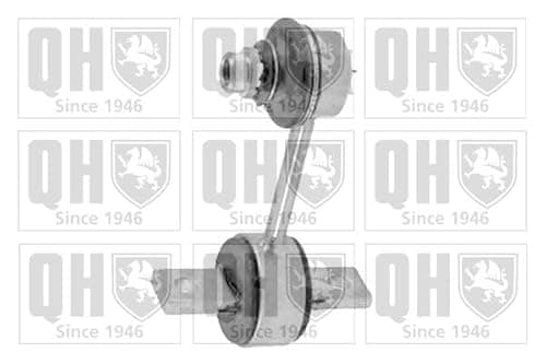 Image of Quinton Hazell Stabiliser Link - QLS3506S - Single Bar Fits Rear Axle Left or Right - Original Equipment OEM Quality Direct Fit Replacement - Length: 91mm - Finish: Powder-Coated