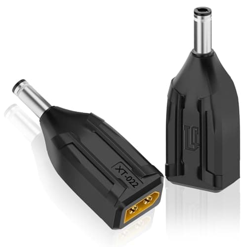 Image of XINXINGDINGSHENG 2 PCS XT60 to DC 5.5x2.1mm Male Adapter - Plug Converter for TS100 Soldering Iron, FPV Monitor & Drone Power Supply