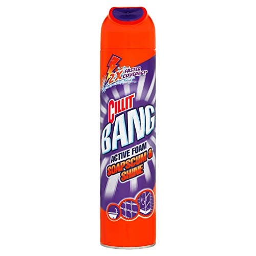 Image of Cillit Bang Active Foam Cleaning Solution, Soapscum and Shine, 600ml
