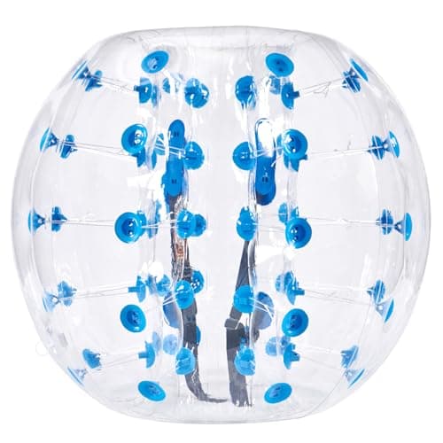 Image of VEVOR Inflatable Bumper Ball 1-Pack, 4FT/1.2M Body Sumo Zorb Balls for Teen & Adult, 0.8mm Thick PVC Human Hamster Bubble Balls for Outdoor Team Gaming Play, Bumper Bopper Toys for Garden, Yard, Park