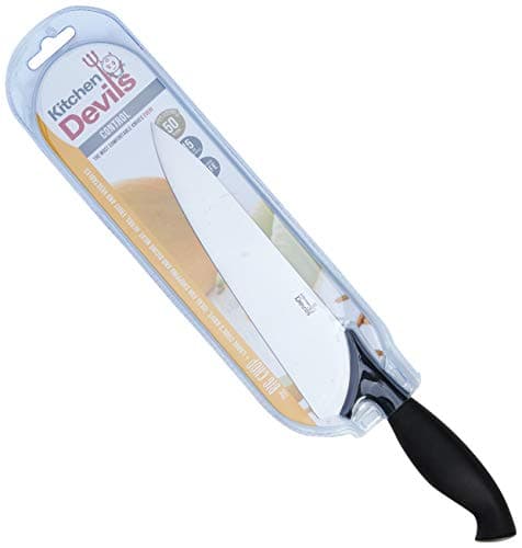 Image of Kitchen Devils Control 20cm Large Cooks Knife 603004, Black