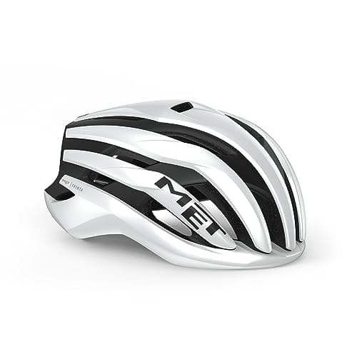 Image of MET - Trenta MIPS Road Cycling Helmet In White / Black Size Medium (56-58 cm)