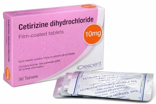 Image of Cetirizine Hayfever Allergy Tablets 10mg - 6 Months Supply - 30 Tablets - 6 Pack - Once Daily Antihistamine for Hay Fever and Allergic Rhinitis Relief