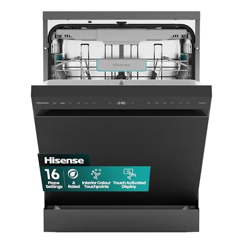 Image of Hisense Standard Dishwasher - Black - A Rated