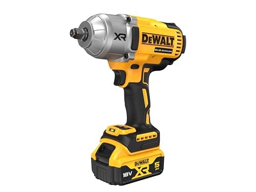 Image of DEWALT DCF900P2T-GB 18V XR Brushless 1/2" High Torque Impact Wrench Hog Ring 1396Nm with 2 x 5Ah Batteries in TSTAK