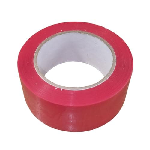 Image of Europa Industries 50mm x 33m Red High Visibility Floor Hazard Line Marking Tape Qty 1 Roll
