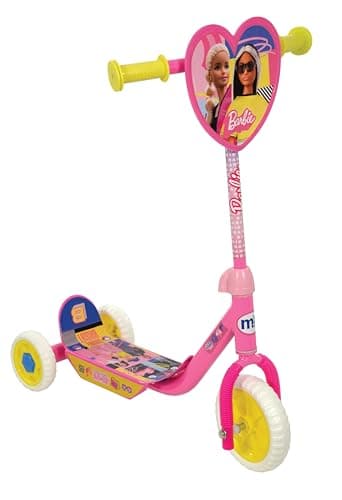 Image of Barbie Deluxe Tri Scooter - 3 Wheels for Boys and Girls - Aged 3+ Years