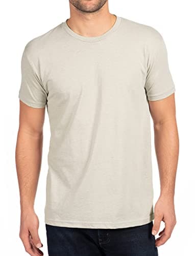 Image of Next Level Apparel Men's CVC Crewneck Jersey T-Shirt