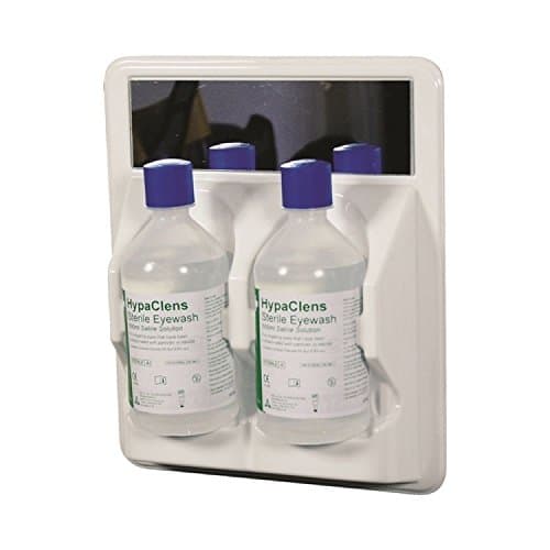 Image of HypaClens Emergency Sterile Eyewash Station (2 x 500 ml and Mirror)