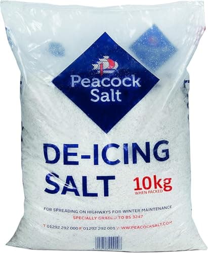 Image of Peacockk De-Icing Rock Salt, 10 kg, White