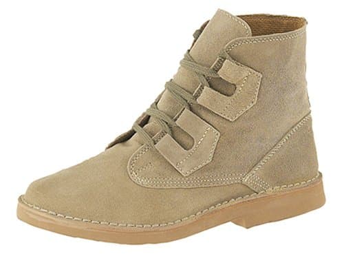 Image of Roamers Mens Ghillie Tie Desert Boots Dark Taupe Suede Size 9 UK