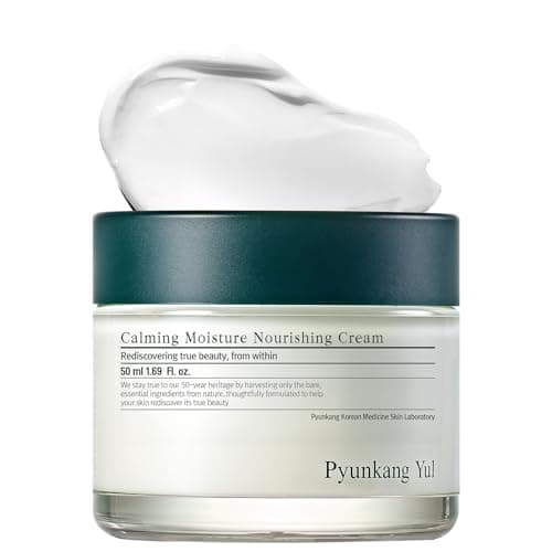 Image of Pyunkang Yul [PKY] Calming Moisture Nourishing Cream Instantly Soothes Sensitive Skin, Face Moisturizer for Healthy Skin Vitality with Collagen, Vegan, Korean Skincare (1.69 Fl. Oz, 50ml)