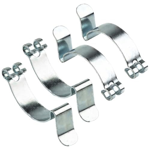 Image of VBSYUYQ 4Pcs Car Air Filter Housing Spring Clips, Universal Silver Metal Air Cleaner Box Lid Clamps, Replacement Fasteners for Most Cars Trucks SUVs Vans