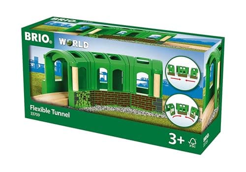 Image of BRIO World Flexible Tunnel - Wooden Railway Train Set Accessories for Kids Age 3 Years Up