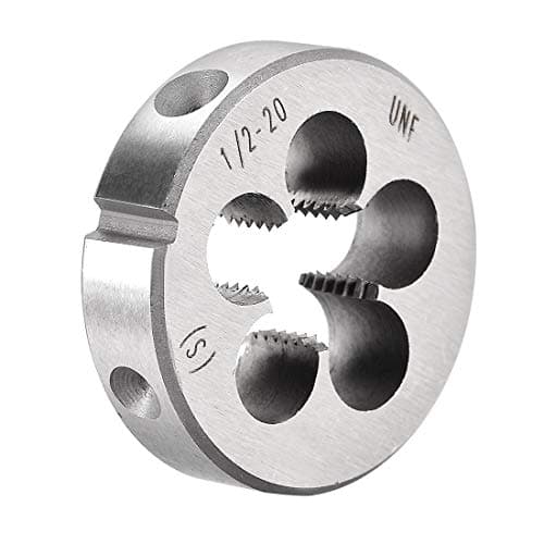 Image of sourcing map 1/2-20 UNF Round Die, Machine Thread Right Hand Threading Die, Alloy Tool Steel Screw Thread Cutting Die