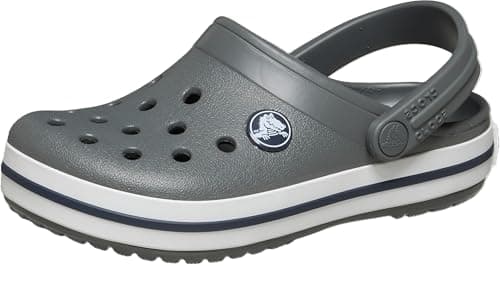 Image of Crocs Unisex Kids,Crocband Clog K, Slate Grey/Navy, 3 UK