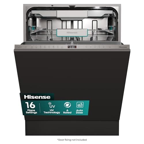 Image of Hisense Integrated Standard Dishwasher - Black - A Rated