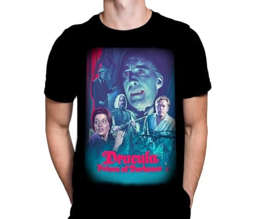 Image of WSH - Prince of Darkness: Dracula - Classic Horror Halloween T-Shirt Black