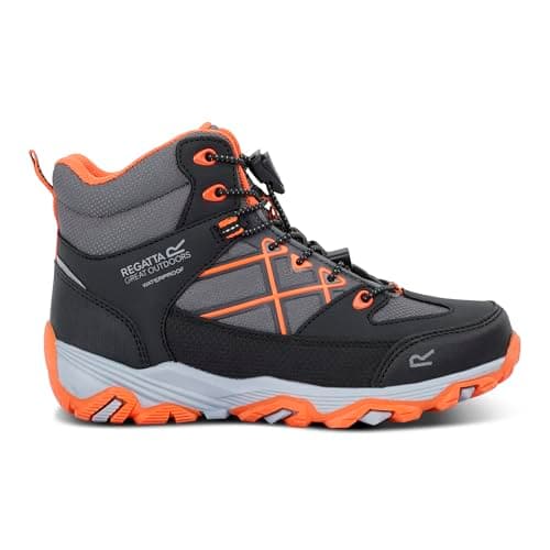 Image of Regatta Kids Samaris Waterproof Walking Hiking Boots with Hardwearing Treads - Perfect for Outdoors