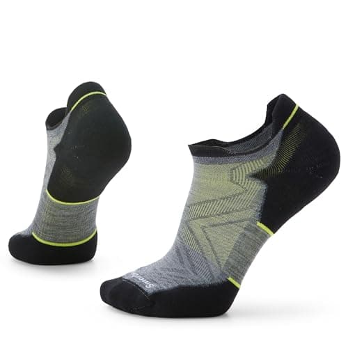 Image of Smartwool Mens Run Targeted Cushion Low Ankle Socks, Grey, L EU