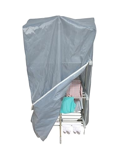Image of Daewoo Heated Clothes Airer Cover, 3 Tier Airer Cover With Zip, Improves The Performance Of Your Heated Airer, Speeds Up Drying Time, Keeps Heat Contained, Perfect Companion To The 3 Tier Airer