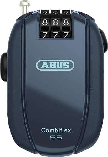 Image of ABUS Combiflex cable lock - lock for securing skis, helmets, pushchairs and luggage - various lengths and strengths