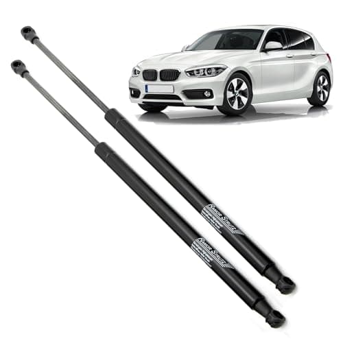 Image of Ramor Strutz 2x Tailgate Gas Struts Compatible with a BMW Series 1 F20 + F21 2011-2019 Tailgate Gas Springs Replacement for 51247239871 and others.
