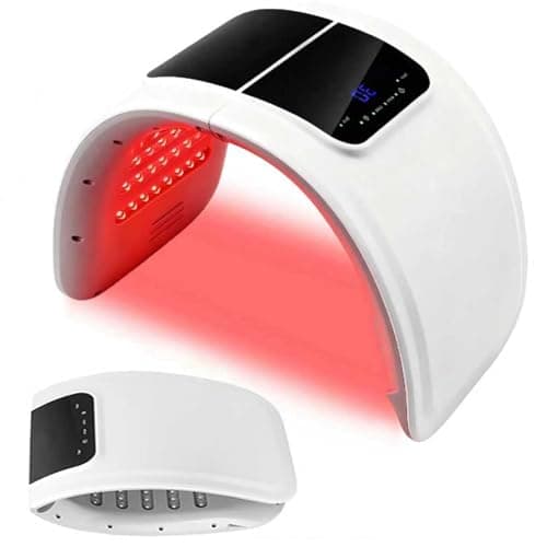 Image of CENBEII LED Face Mask Light: 7 Colors and Cyclic Colors - Folding LED Light Mask for Skincare