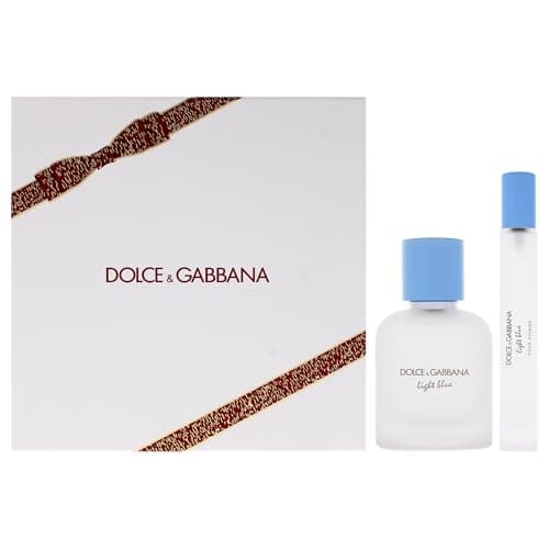 Image of Dolce & Gabbana Light Blue Pour Homme Eau de Toilette 50ml Gift Set (Contains 50ml EDT and 10ml Travel Spray)