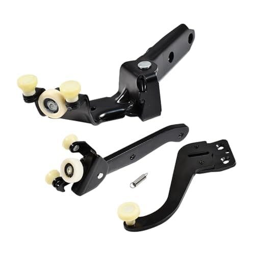 Image of Sliding Door Roller Guide Hinge Set Compatible with VW Multivan V Transporter V Kasten 7H0843435 7H0843397AA 7H0843335