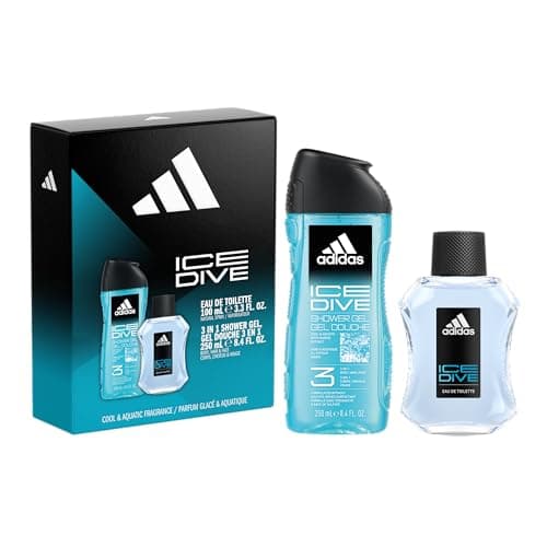 Image of adidas Ice Dive Giftset including an Eau de Toilette (100ml) and Shower Gel (250ml)