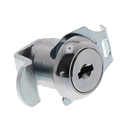 Image of Burg-Wächter Cylinder for Letterboxes - Lever Lock - for Material Thickness of 1 mm to 2 mm - Chrome-Plated, ZBK 73 SB