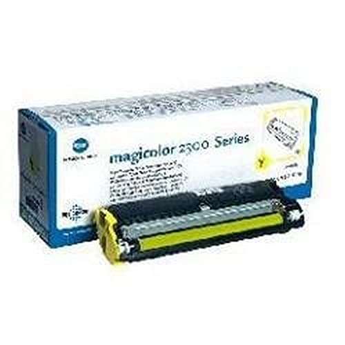 Image of Qms Konica Minolta Magicolor laser toner printer cartridge 2300 2300W 2300DL 2300EN 2350 Yellow ( Standard Capacity) 1710517-002