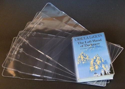 Image of 10X Clear Plastic Paperback Book Covers 200MM