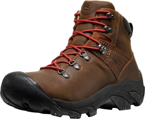 Image of KEEN Men's Pyrenees Mid Height Waterproof Hiking Boot, Syrup/Syrup, 9 UK
