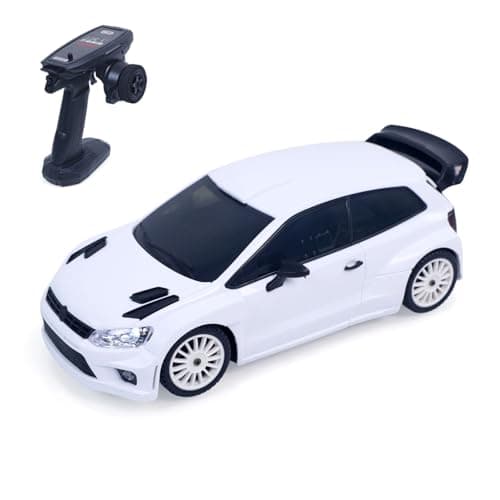 Image of wheelfun LDRC 1:28 4x4 4WD Plastic RC Off-Road Vehicles Drift Car Model LD2801 RTR Remote Control Car High Speed Race Car Model Hobby Model for Collection Boys Gift(White)