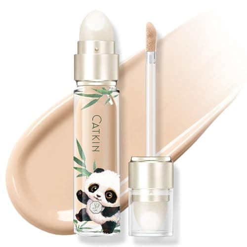 Image of CATKIN Double-ended Full Coverage Serum concealer for Face, Dark Circles, Blemish & Fine Line, Correctors, Contour and Highlighter, Suitable for Sensitive Skin, Natural Matte Finish, 5.4ml