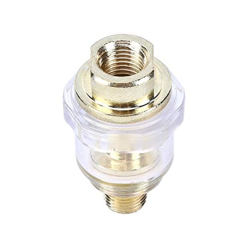 Image of Air Tool Oiler Pneumatic Oiler Automatic Oiler 1/4" BSP Mini in-Line Oiler Lubricator for Pneumatic Tool Air Compressor Pipe