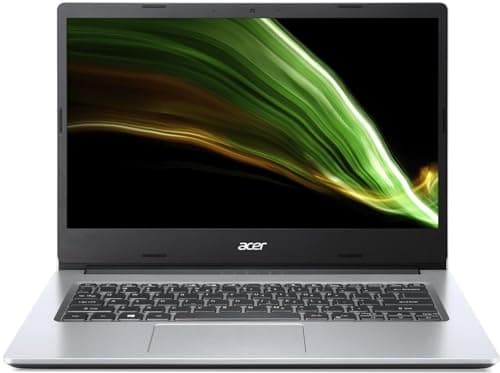 Image of acer Aspire 1 A114-33 14 inch Laptop (Intel Celeron N4500, 4GB RAM, 128GB eMMC, Windows 11 Home) - Silver